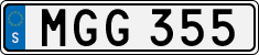 License plate of Sweden, Regular plates