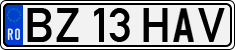 License plate of Romania, Regular plates