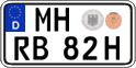 German license plate, Plates for oldtimers (type 