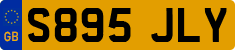 License plate of the United Kingdom, 1983 year system