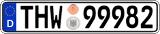 German license plate, Authorities and federal agencies