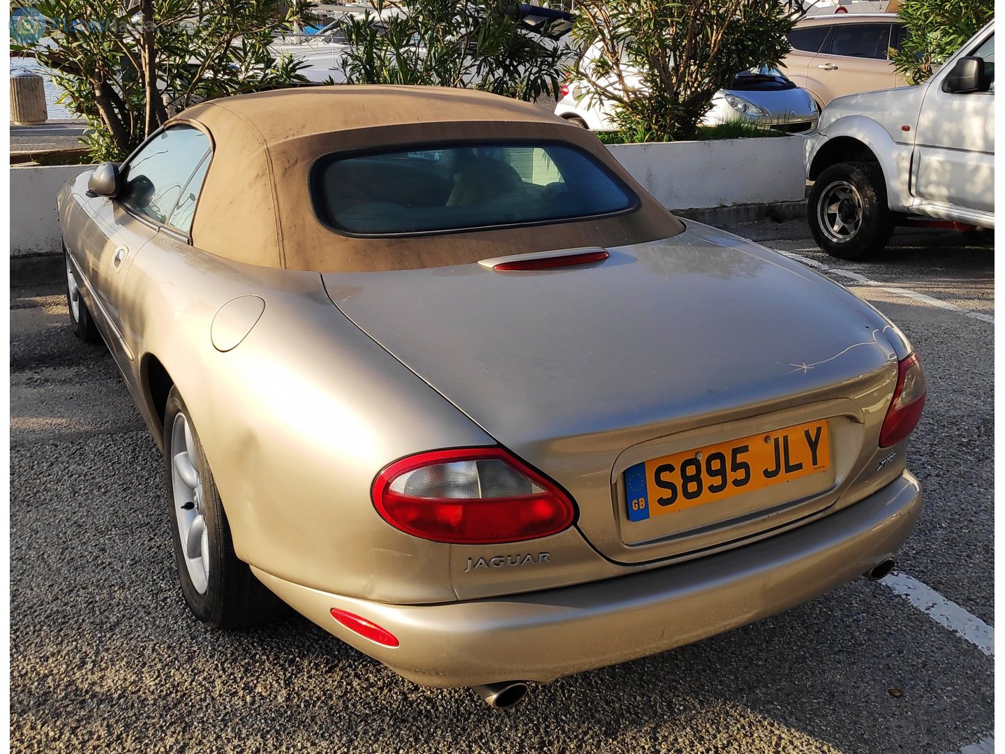 S895JLY, Jaguar XK 1st gen Convertible (X100), 1996–2006