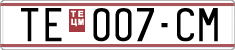 License plate of North Macedonia, Regular plates (1993)