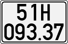 License plate of Vietnam, Cars