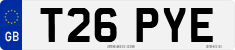 License plate of the United Kingdom, 1983 year system