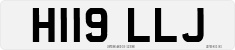License plate of the United Kingdom, 1983 year system