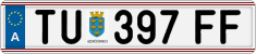 License plate of Austria, Regular plates