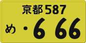 License plate of Japan, Private owners (Kei car)