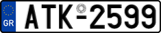 License plate of Greece, Cars