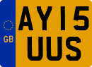 License plate of the United Kingdom, 2001 year system