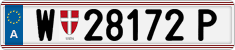License plate of Austria, Regular plates