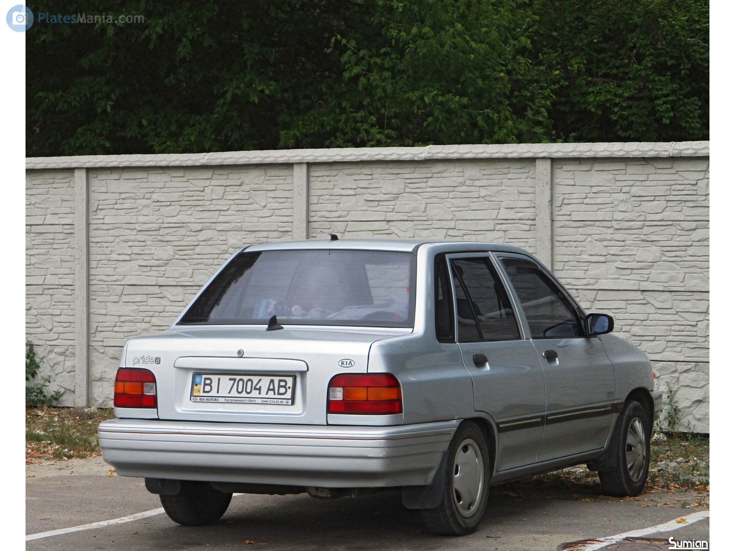 BI 7004 AB, Kia Pride 1st gen 3-door Hatch (Y), 1987–2000
