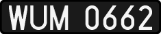 License plates of Poland, 1976 year system