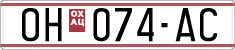 License plate of North Macedonia, Regular plates (1993)