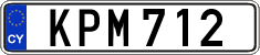 License plate of Cyprus, Regular plates