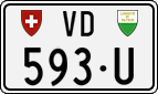 License plate of Switzerland, Dealer (with 
