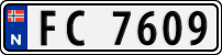 License plate of Norway, Trailers, motorcycles, special vehicles