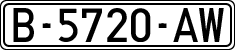 License plates of Spain, 1971 year series