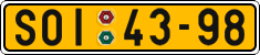 License plate of the Czech Republic, Commercial vehicles (1960)