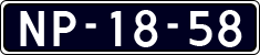 License plate of the Netherlands, Cars