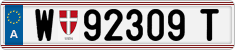 License plate of Austria, Regular plates