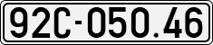 License plate of Vietnam, Cars