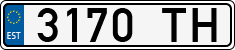 License plate of Estonia, Special vehicles