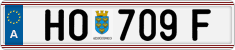License plate of Austria, Regular plates