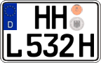German license plate, Plates for oldtimers (type 