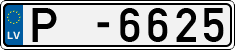 License plate of Latvia, Trailers