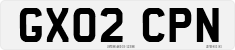 License plate of the United Kingdom, 2001 year system