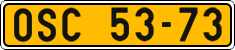 License plate of the Czech Republic, Commercial vehicles (1960)