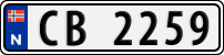 License plate of Norway, Trailers, motorcycles, special vehicles