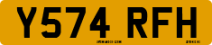 License plate of the United Kingdom, 1983 year system