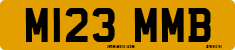License plate of the United Kingdom, 1983 year system