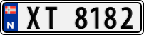 License plate of Norway, Trailers, motorcycles, special vehicles