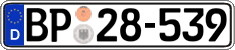 German license plate, Authorities and federal agencies