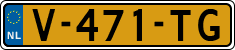 License plate of the Netherlands, Light Commercial Vehicles (1994 system)