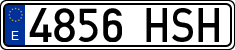 License plates of Spain, Ordinary (2000)