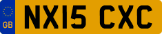 License plate of the United Kingdom, 2001 year system