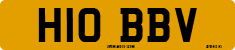 License plate of the United Kingdom, 1983 year system