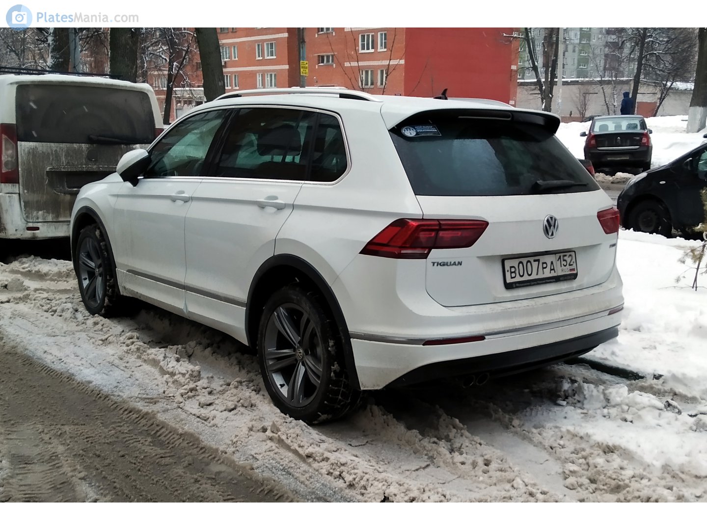 в 007 ра 152, Volkswagen Tiguan 2nd gen (AD/AX/Allspace/L), 2016–2021