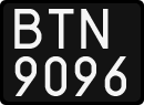 License plates of Poland, 1976 year system