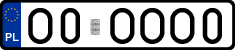 License plates of Poland, Vanity Plates
