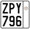 License plate of Greece, Motorcycles