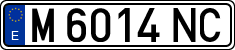 License plates of Spain, 1971 year series