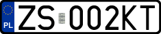License plates of Poland, Regular car plates