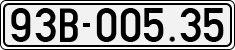 License plate of Vietnam, Cars