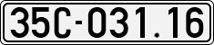 License plate of Vietnam, Cars