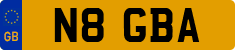 License plate of the United Kingdom, 1983 year system